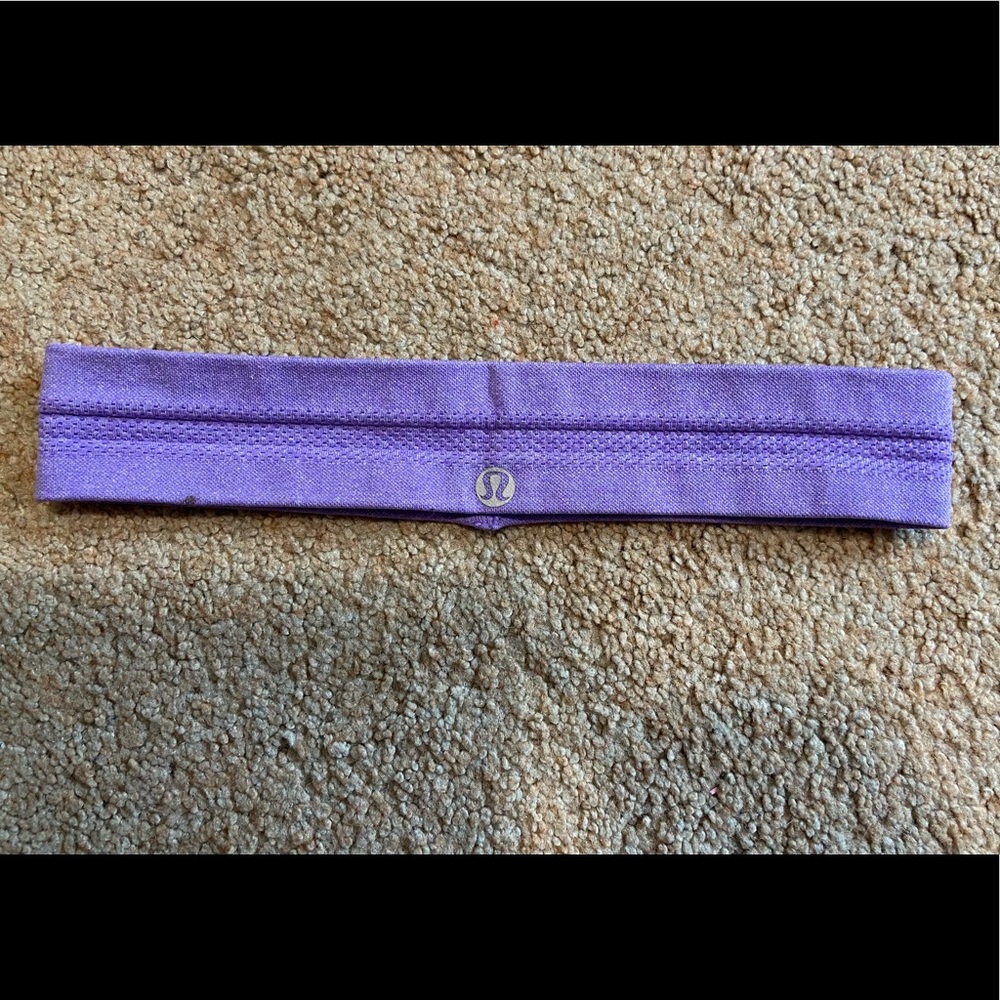 Purple lululemon headband